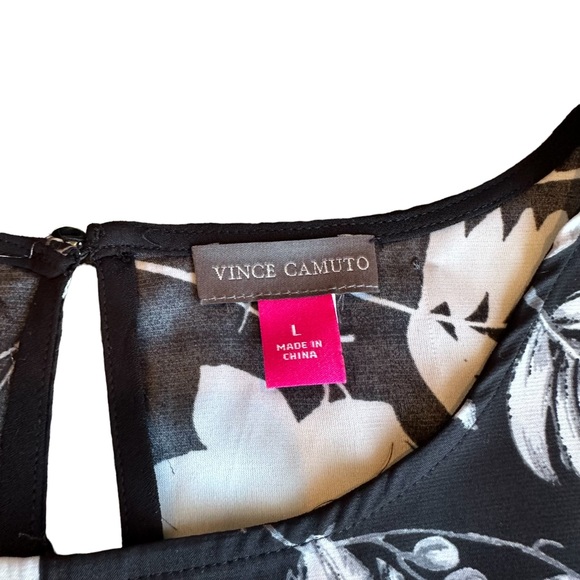 VINCE CAMUTO floral sleeveless dress L NWT - Picture 4 of 9